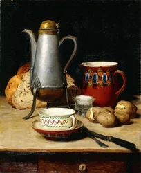 Stillleben: Kaffee und Kartoffeln, 1897