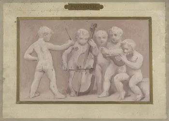 Skizze für den Festsaal des Hôtel de Ville de Paris: Musik