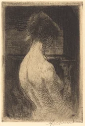 Rückenansicht einer Frau (Dos de Femme)