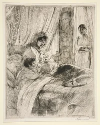 Das Frühstück (oder Glückliche Mutterschaft)