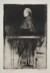 Frau mit einem Umhang, 1889