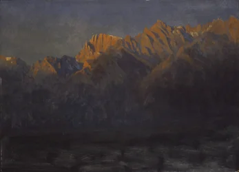Sonnenaufgang in den Sierras, ca. 1872