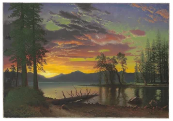 Dämmerung, Lake Tahoe, ca. 1870er