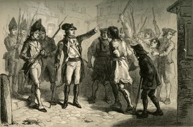 Gouverneur Tryon und die Regulatoren, 1877
