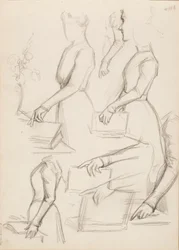 Camille Vallery-Radot, Skizze für ein Porträt