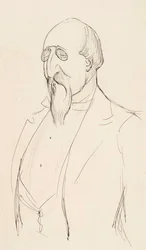 Karikatur von Leo Mechelin