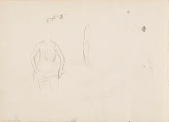 Frau, die den Saum hebt, Gesicht, Arm