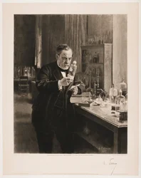Porträt von Louis Pasteur