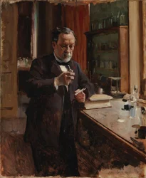 Porträt von Louis Pasteur, Studie