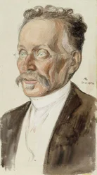 Porträt von Professor J. W. Runeberg