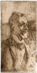 Porträt des Künstlers A. W. Finch