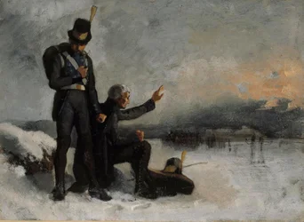 Szene aus dem Finnischen Krieg