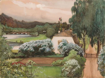 Das Haus des Vorarbeiters auf dem Saari-Anwesen