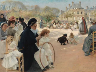 Der Jardin du Luxembourg in Paris