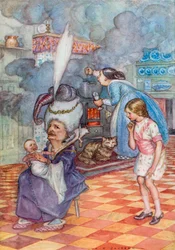 Illustration für Alice im Wunderland