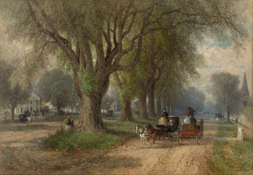 Sonntag in Neuengland, um 1876