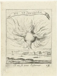 Flammende Sonne