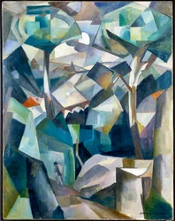 Landschaft mit Figuren