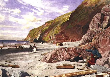 Lynmouth, Devon, die Geschichte des Schiffbruchs
