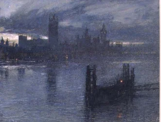 Westminster von der Lambeth-Brücke