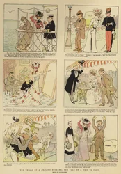 Die Prüfungen eines eifersüchtigen Ehemanns, die Geschichte einer Reise nach Paris