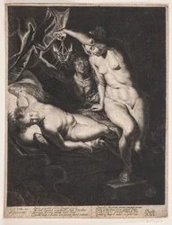 Psyche und der schlafende Amor