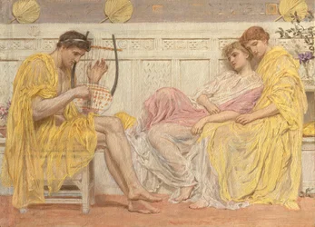 Ein Musiker, ca. 1867