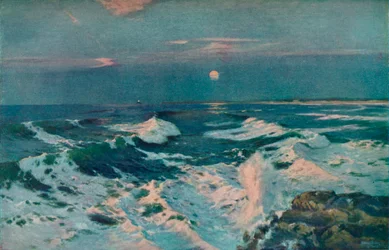 Zwischen Sonnenuntergang und Mond