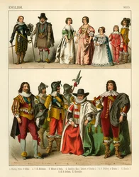 Englische Kostüme 1600