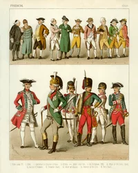 Französische Tracht 1700