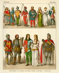 Deutsche Tracht 1350-1400