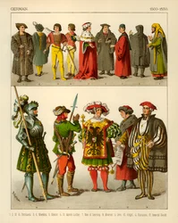 Deutsche Tracht 1500-1550