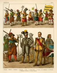 Deutsche Kostüme 1600