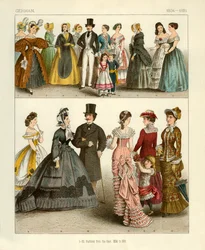 Deutsche Kostüme 1834-1881