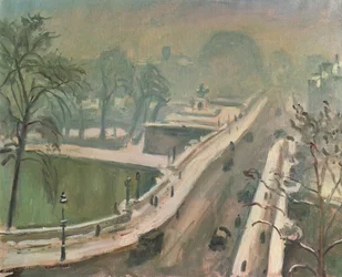 Le Pont Neuf und der Vert Galant im Schnee