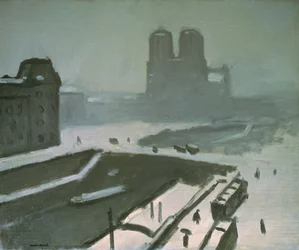 Notre Dame im Winter