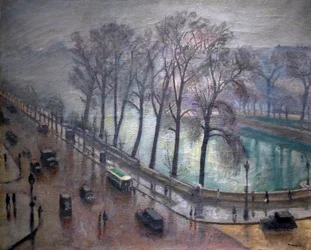 Paris, der Quai Conti im Herbst, 20. Jahrhundert