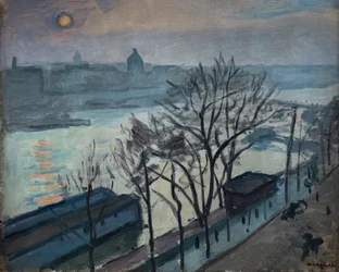 Sonne durch die Bäume gesehen