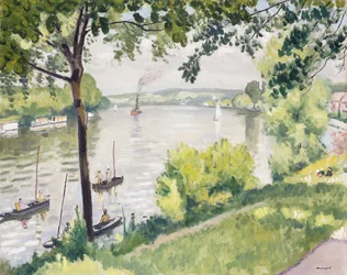 Ufer bei Triel (Der Schlepper)