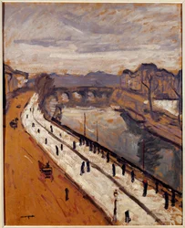 Der Quai des Grands Augustins in Paris