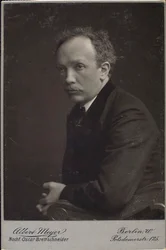 Richard Strauss, deutscher Komponist, späte 19. oder frühe 20. Jahrhundert