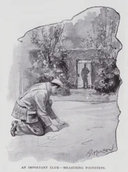 Ein wichtiger Hinweis, Fußspuren messen