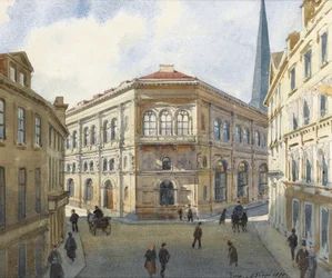 Blick auf die Börse von Riga