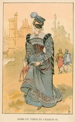 Dame aus der Zeit von Charles IX