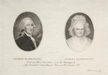 George und Martha Washington