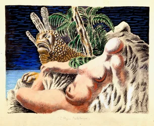 Prähistorische Algerien Allegorie