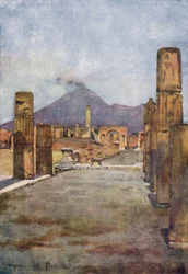 Pompeji und Vesuv, Italien