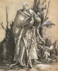Bärtiger Heiliger im Wald, ca. 1516