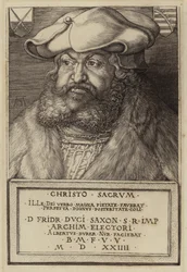 Friedrich der Weise, Kurfürst von Sachsen (Stich)