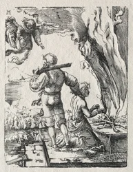 Abrahams Opfer, um 1520